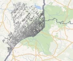 Temperatura powierzchni ziemi 04.10.2016 powiat hajnowski | Land Surface Temperature 04.10.2016 Hajnówka county