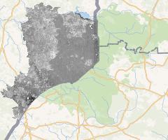 Temperatura powierzchni ziemi 20.07.2017 powiat hajnowski | Land Surface Temperature 20.07.2017 Hajnówka county
