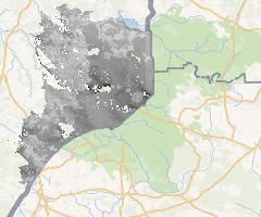 Temperatura powierzchni ziemi 28.09.2017 powiat hajnowski | Land Surface Temperature 28.09.2017 Hajnówka county