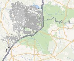 Temperatura powierzchni ziemi 18.07.2020 powiat hajnowski | Land Surface Temperature 18.07.2020 Hajnówka county